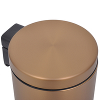 Ensemble de salle de bain : Poubelle à pédale, porte-brosse WC sur pied, kit sanitaire moderne de luxe pour hôtel, villa, maison, toilettes