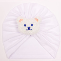 Nouveaux accessoires pour cheveux d'hiver pour filles, bandeaux larges en forme d'ours de couleur bonbon pour bébé, bandeaux en nylon pour bébé
