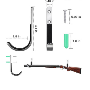 Tactical cannoniere portaoggetti tiro con l'arco J ganci a <span class=keywords><strong>parete</strong></span> appendiabiti con imbottitura morbida accessori <span class=keywords><strong>da</strong></span> caccia - Product Image 5