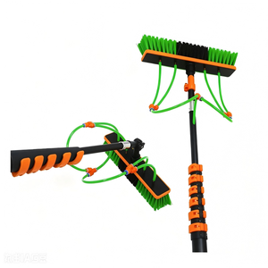 Perche télescopique en fibre de carbone sur mesure de 18 à 60 pieds pour le nettoyage des fenêtres des bâtiments commerciaux - Product Image 5