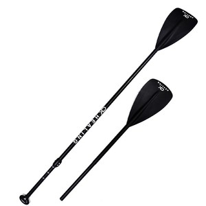 Pala de Kayak Plegable de Cuatro Secciones, 2.1 3m, Ligera, Negra, para Uso Recreativo - Product Image 3