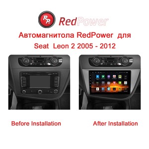 Redpower HI-Fi DVD de coche para <span class=keywords><strong>Seat</strong></span> <span class=keywords><strong>Leon</strong></span> 2 <span class=keywords><strong>2005</strong></span> - 2012 DVD Radio DSP reproductor Multimedia navegación Android 10,0 - Product Image 6