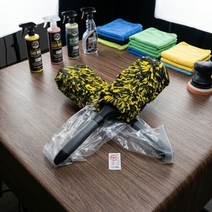 <span class=keywords><strong>Cepillo</strong></span> para Limpiar Ruedas de Coche, Cerdas Suaves, Antiarañazos, con Mango Ergonómico, PP Ecológico, para Detallado de Automóviles - Product Image 4