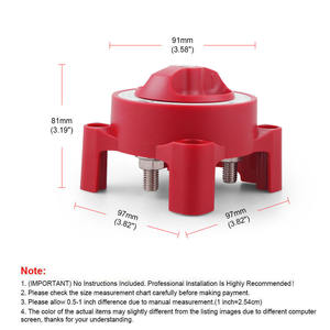 Interrupteur de protection de batterie à courant élevé 32-48V Interrupteur rotatif de déconnexion d'alimentation marine/yacht Déconnecteurs basse tension - Product Image 2