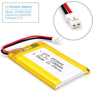 3,7 V 1200mAh laptop Li-Ion LED light battery DTP853048 - Product Image 2