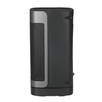 Chauffage d'appoint portable électrique pour intérieur avec thermostat, mode ventilateur, 1500W, céramique PTC, chauffage rapide et sécurisé