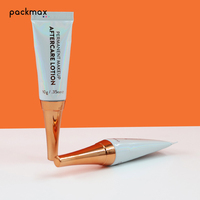 Tube souple personnalisé pour baume à lèvres, tube à presser pour gloss à lèvres 10ml 15ml 20ml, embout pointu, tube d'emballage ABL en aluminium-plastique