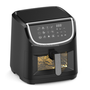 ANWELL Friteuse à air numérique 4,5 L à panier unique, commande manuelle, mini-friteuse autonome pour cuisine d'hôtel - Product Image 4