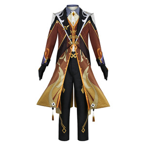 Jeu de Offre Spéciale Genshin Impact personnage de dessin animé <span class=keywords><strong>Morax</strong></span> Cosplay le roi costume de luxe Halloween fille château carnaval fête - Product Image 5