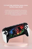 Console de jeu portable rétro Hot X9 avec écran HD de 5,5 pouces, rétro 360 °   Manette de jeu vidéo rétro antidérapante, cadeau pour enfants