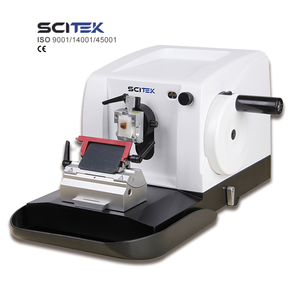 Microtomo rotatorio SCITEK 0-60μm corta secciones de parafina de alta calidad sin necesidad de fuente de alimentación Bandeja de residuos de gran capacidad - Product Image 4