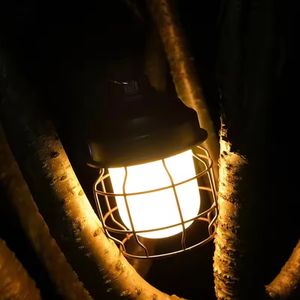 Lanterne LED vintage portable rechargeable, batterie 3600mAh, lampes de camping étanches, lampes de tente, lampes de jardin, lampes d'extérieur - Product Image 1
