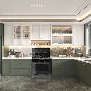 Meubles à prix abordable, petits placards de <span class=keywords><strong>cuisine</strong></span> en contreplaqué marbré, design modulaire mural en bois pour la maison - Product Image 4