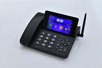 Téléphone de Bureau Sans Fil Fixe 4G VoLTE LTE avec Carte SIM, Point d'Accès WiFi, Android 8.1, 2Go/16Go, Téléphone Vidéo