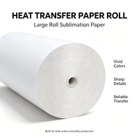 Produit en promotion : Rouleau géant de papier blanc pour sublimation, idéal pour les gobelets, les mugs et les t-shirts