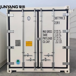 20ft Corten Steel <b>Refrigerated</b> Freezer Reefer <b>Containers</b> with Thermoking Carrier for Cooling Unit Vegetables Meat Storage - Product Image 1