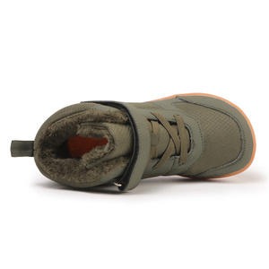Yoris cálido invierno zapatos descalzos todos los días lluvia nieve minimalista niño <span class=keywords><strong>niñas</strong></span> niños grandes botines de punta ancha - Product Image 3