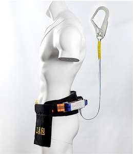 Cinto de Segurança Elétrico de Poliéster, Cordão para <span class=keywords><strong>Lineman</strong></span>, Cinto de Escalada, Arnês de Segurança com Cintura Larga - Product Image 3