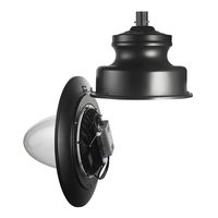 Lampadaire décoratif à bras courbé en aluminium avec prise NEMA, IP66, AC, éclairage LED extérieur pour route, 100W, certifié CE ROHS, pour jardin