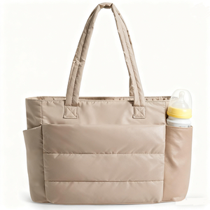 <span class=keywords><strong>Bolsa</strong></span> de Pañales Personalizada, Fácil de Transportar, de Cuero Vegano PU, para Gemelos o Niños, con Bolsillos Aislados y para Chupetes, para Madres - Product Image 6