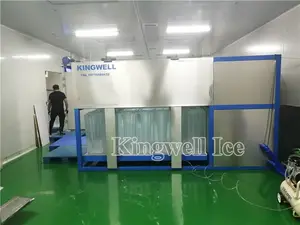 آلة إنتاج الثلج الصافي من Kingwell 2 طن لصنع الثلج الشفاف المربع
