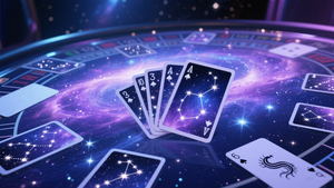 นิยายวิทยาศาสตร์สไตล์ดวงดาวบนท้องฟ้าที่โรแมนติกไพ่โป๊กเกอร์พราวสำหรับการ์ดเกมโอกาสที่กำหนดเอง - Product Image 5