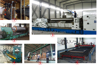 Ligne de production automatique de papier de soie en bambou à grande vitesse, machine à fabriquer du papier toilette en rouleaux jumbo pour papeterie