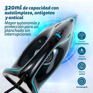 Ferro da Stiro a Vapore Grunkel AnodiPress 3200W con Piastra Anodizzata - Product Image 4