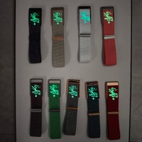 Bracelets de remplacement Win-Win OEM en nylon respirant avec motif en silicone lumineux pour montre connectée Whoop 5.0 MG