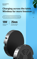 Chargeur sans fil invisible 25mm Charge sans fil longue distance Charge de bureau Chargeur sans fil caché longue distance