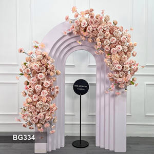 Arco Decorativo con Fiori Artificiali <span class=keywords><strong>Rosa</strong></span> Personalizzato all'Ingrosso per Matrimoni e Forniture per Decorazioni - Product Image 6