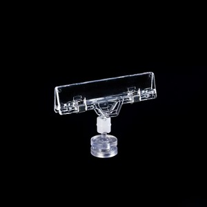 Clips de Plástico para Etiquetas de Precios, Ecológicos, Personalizables, de Doble Cara, para Publicidad en Supermercados - Product Image 3