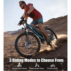 Bicicleta de Montaña de 27.5 Pulgadas, 250W, 48V, 13AH, para Adultos, Velocidad 45km/h, 60km, Negra, Manual, 0.0 Lb, 27.5 Pulgadas, Envío Gratis en Mi Tienda - Product Image 6