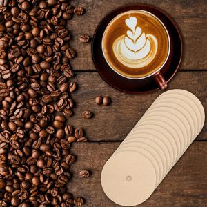 Papier filtre à café perforé, 100 pièces, papier filtre brun perforé jetable pour cafetière <span class=keywords><strong>Stanley</strong></span> 48 oz - Product Image 2