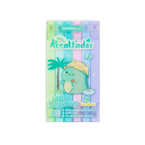 Weido Highlighter Mini 4 Colors Dual Side Writing School Office Supplies - Product Image 1