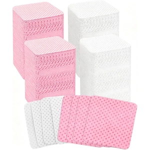 200 Toallitas de Algodón Gruesas Sin Pelusa para Uñas, con Logotipo Personalizado, Discos Desechables para Remover Esmalte de Gel, para Salón de Uñas Profesional - Product Image 1