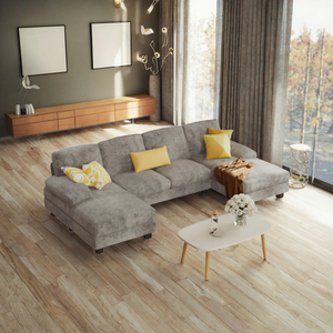 Sofá Individual Reclinable de Estilo Cremoso con Estructura de Plástico Curvada en Forma de Arco, Tapizado en Chenilla, Esponja, Inspiración Italiana de Lujo - Product Image 2