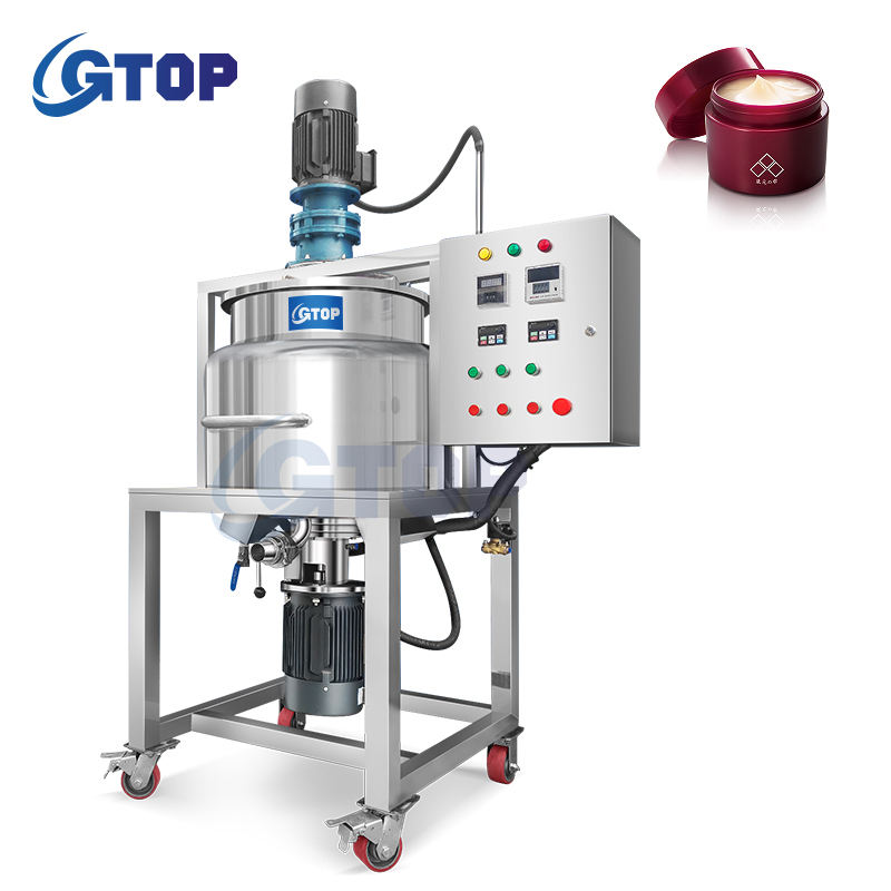 Бак для смешивания жидкого геля шампуня крема с подогревом 300 л бак для смешивания с мешалкой