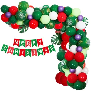 10 inch round christmas party latex all print balloons high quality christmas balloons party decorations