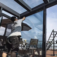 Film intelligent PDLC électrique pour les portes d'entrée des bâtiments et les panneaux de verre avec transparence réglable