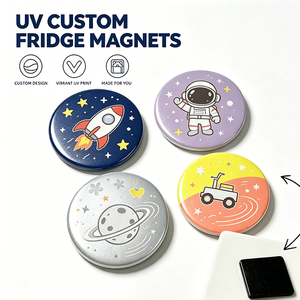 Custom Sublimation Ceramic Refrigerator Magnet Blank White Fridge Magnet Personalized Printing Wholesale Manufacturer