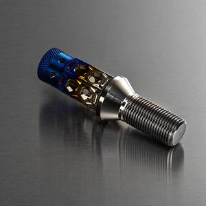 Écrous de roue en alliage de titane <span class=keywords><strong>antivol</strong></span> bleu brûlé pour voitures de course <span class=keywords><strong>Mercedes</strong></span> - Léger Haute résistance Design sportif - Product Image 3