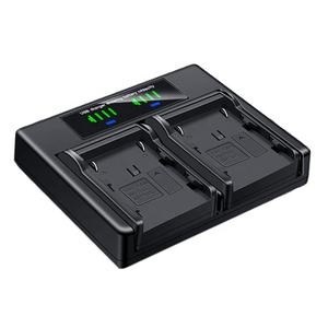 BP-955通用串行总线液晶双充电器，带2包BP-955/945/950电池，适用于红色凯莫多佳能XF100 XF300 XH A1 - Product Image 3