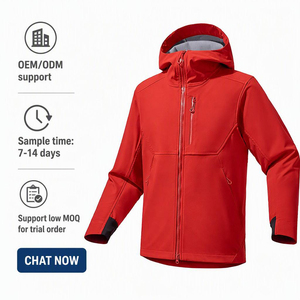 Maßgefertigte 2026 Unisex Schwergewichts-3-Proof-Kapuzenjacke für Wanderungen, Private Label Winddichte Thermisch Isolierte Softshell-Jacke, Schlüsselfertige OEM-Fertigung - Product Image 1