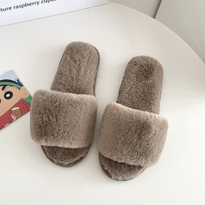 Wholesale Cute Plush Fuzzy <strong>Slippers</strong> Women Animal Print Plush Christmas <strong>Slipper</strong> Kawaii House Home Female <strong>Slipper</strong> for Lady - Product Image 6