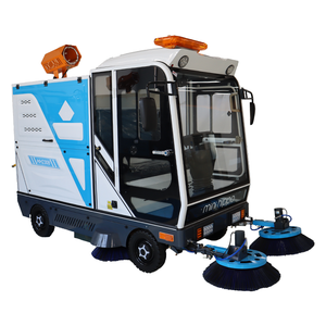 Mini balayeuse électrique de voirie <span class=keywords><strong>Hippo</strong></span> MH230B-1 avec bac à déchets arrière pour poubelle de 240L - Product Image 5