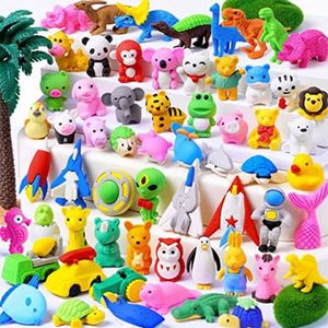 Gomme à effacer promotionnelle Bv-Eh23 en forme d'animal de dessin animé, mignonne, 3D, en caoutchouc TPR, avec logo personnalisé pour enfants - Product Image 2
