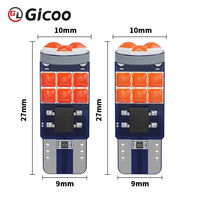 Ampoules LED en aluminium GICOO T10, super lumineuses, sans erreur Canbus, 12V 2W, multicolores, universelles, pour éclairage intérieur de voiture, lampe de lecture, lampe de dôme