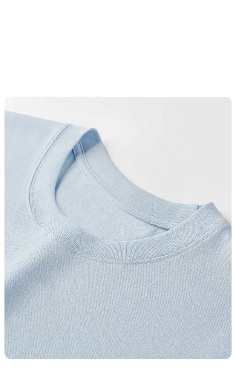 Grosir kustom merek anda Logo 100% katun berat berat mewah kebesaran Streetwear t-shirt untuk pakaian pria