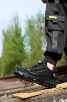JIANKUN JK8116 Nouveau style Chaussures de sécurité unisexes à coussin d'air Baskets industrielles à bout en acier certifiées CE Vêtements légers